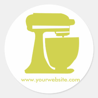 Baker Personal-Cook Classic Round Sticker