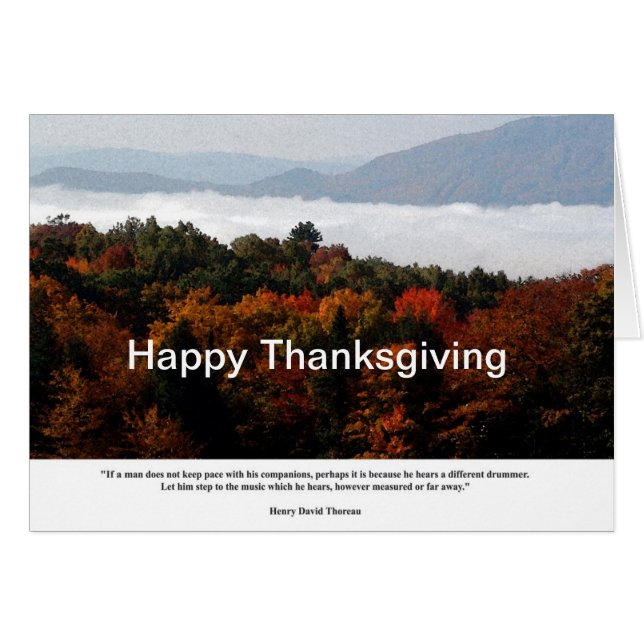 Baker River Valley Clouds - Thoreau Different Drum (Front Horizontal)