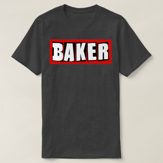 Baker Skateboard T-Shirt (Design Front)