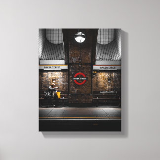 Baker Street Tube Station Canvas - London Print