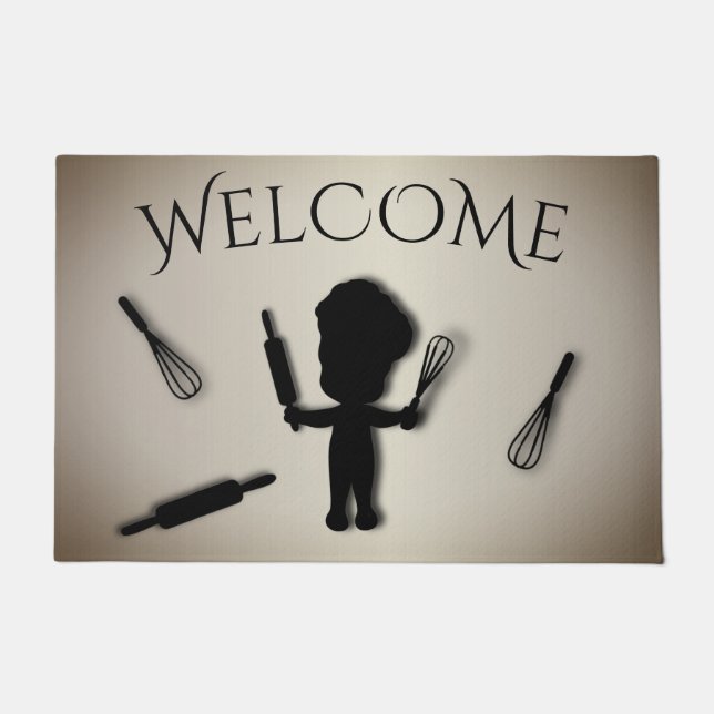 Baker Welcome Doormat (Front)