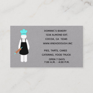 Baker with a Rolling Pin Business Card