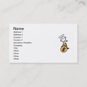 Baker With Rolling Pin Business Card