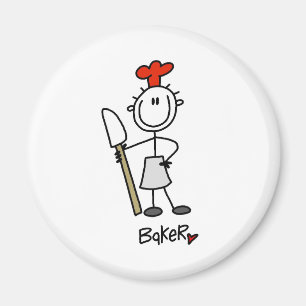 Baker with Scraper Magnet