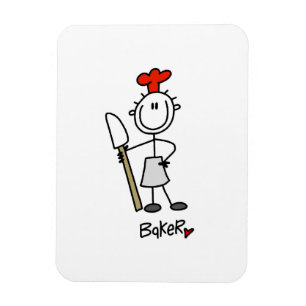 Baker With Scraper Magnet