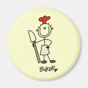 Baker With Scraper Magnet