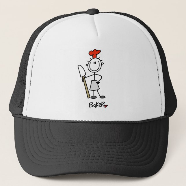 Baker With Scraper Trucker Hat (Front)