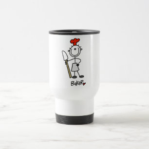 Baker with Scraper Tshirts and Gifts Travel Mug