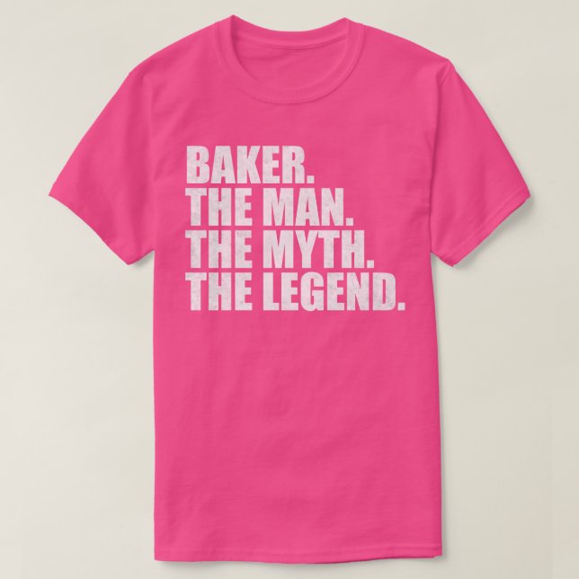 BakerBaker Name Baker given name T-Shirt (Design Front)