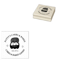 Baker's Bakery Logo Pink Black Label