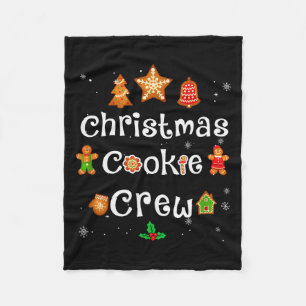 Bakers Christmas Cookie Crew Family Baking Team Ho Fleece Blanket