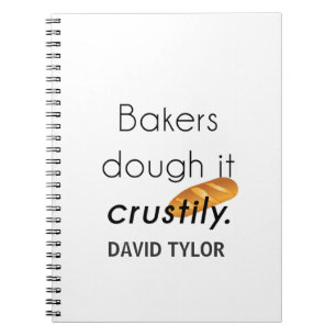 Bakers Do it! Spiral Notebook