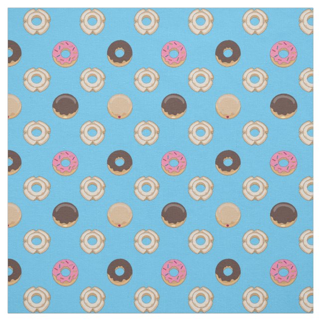 Baker's Dozen Doughnuts Fabric (Swatch)