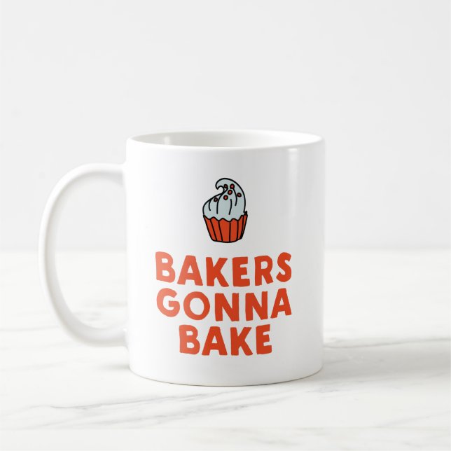 Bakers gonna bake mug (Left)