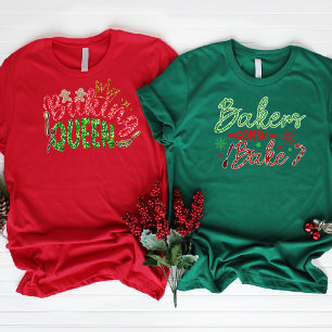 Bakers Gonna Bake Personalized Glitter Bling T-Shirt