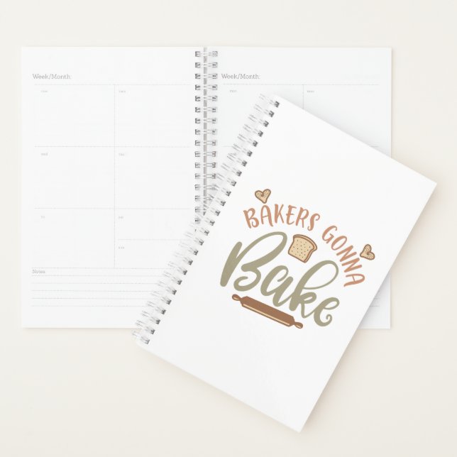 Bakers gonna bake planner (Display)