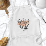 Bakers Gonna Bake Rolling Pin Quote<br><div class="desc">Bakers Gonna Bake Rolling Pin Quote Adult Apron. Cute chef apron with a funny cooking humour quote. Personalise this custom cook humour design with your own name or text.</div>