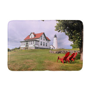 Bakers Island Lighthouse, Massachusetts Bath Mat
