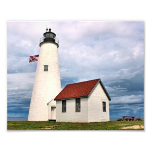 Bakers Island Lighthouse Massachusetts Photo Print