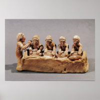 Bakers kneading dough at Thebes