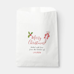 Bakers Merry Christmas holiday Gift Tags Favour Bags