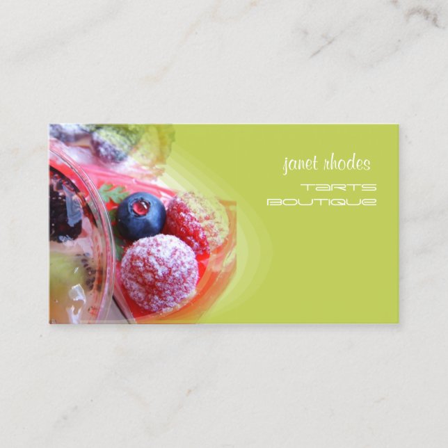 Bakers, pastry shops/DIY fonts Business Card (Front)