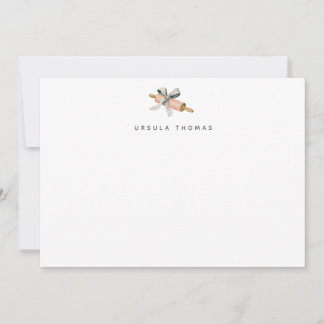 Baker's Rolling Pin & Bow Personalised Card