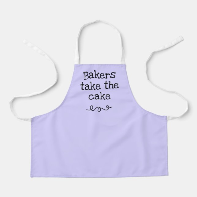 Bakers Take the Cake Funny Kids' Apron (Front)