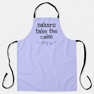 Bakers Take the Cake Periwinkle Purple Apron
