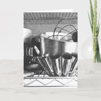 Baker's Tools Blank Note Card