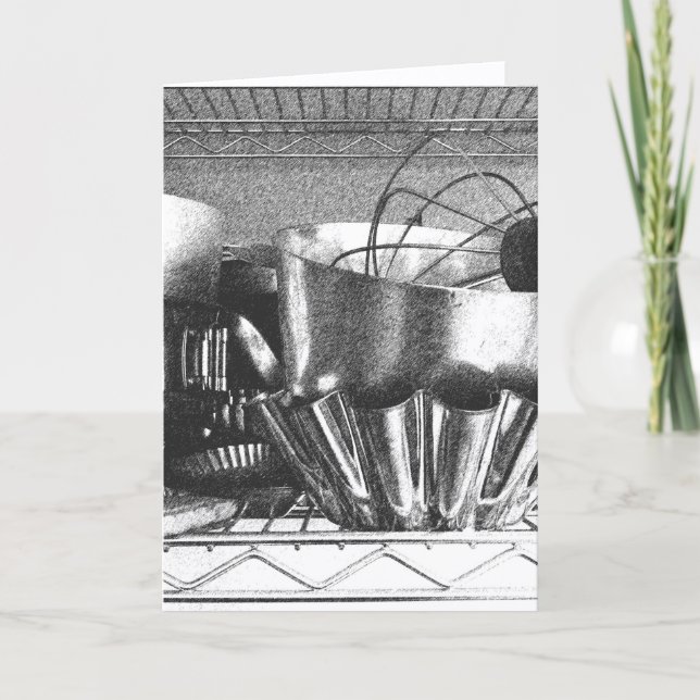 Baker's Tools Blank Note Card (Front)