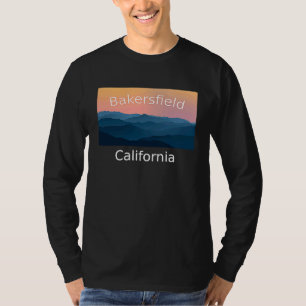 Bakersfield California Mountain sunset hometown T-Shirt