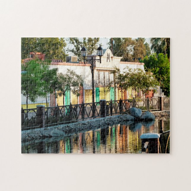Bakersfield Canal California. Jigsaw Puzzle (Horizontal)