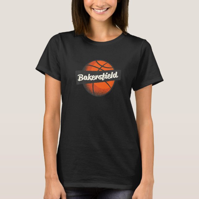 Bakersfield Hometown Basketball Player Sports T-Shirt (Front)