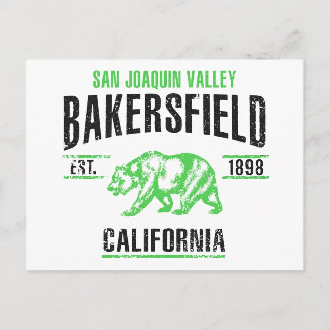 Bakersfield Postcard (Front)