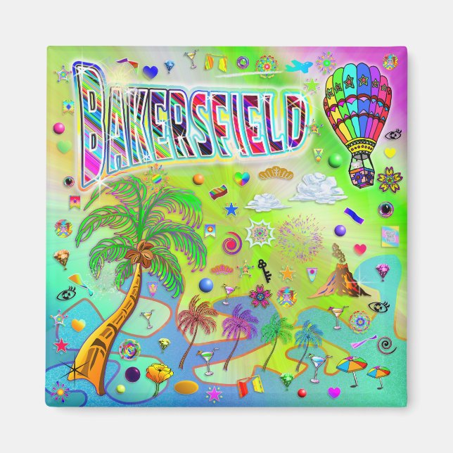 Bakersfield Timeless Melody Magnet (Front)