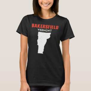 Bakersfield Vermont USA State America Travel Vermo T-Shirt