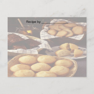 Bakery and Breads Recipe Blank Card