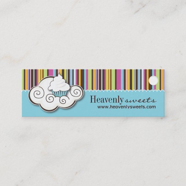 Bakery and Cupcake Packaging Tags (Front)