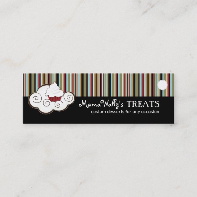 Bakery and Cupcake Packaging Tags (Front)