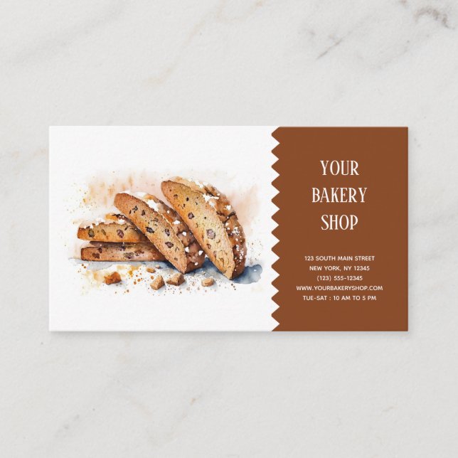 Bakery Bake business card (Front)