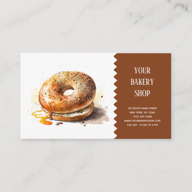 Bakery Bake business card (Front)