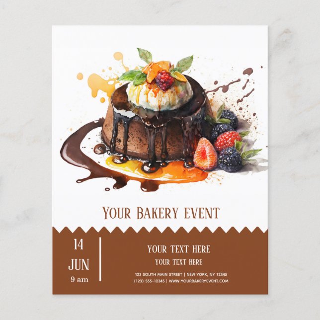 Bakery Bake flyer (Front)