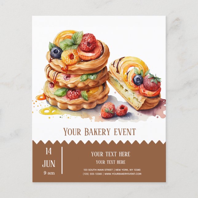 Bakery Bake flyer (Front)