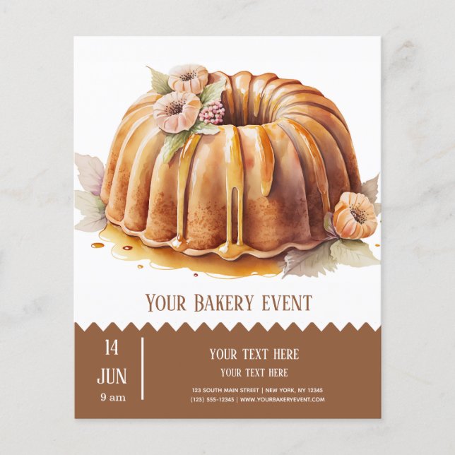 Bakery Bake flyer (Front)