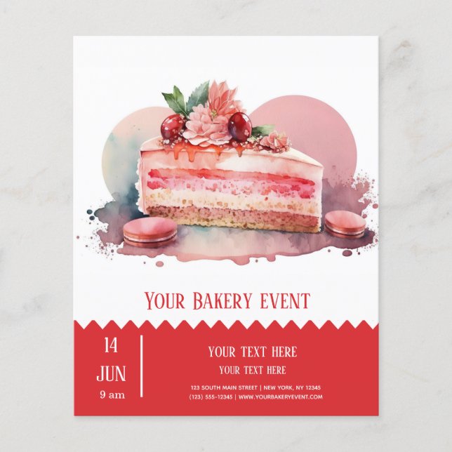 Bakery Bake flyer (Front)