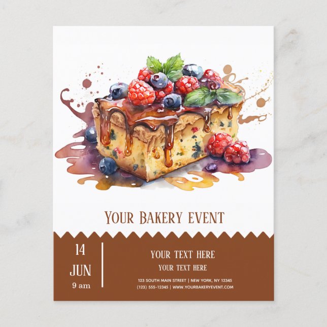Bakery Bake flyer (Front)