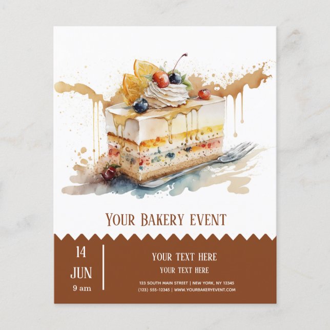 Bakery Bake flyer (Front)