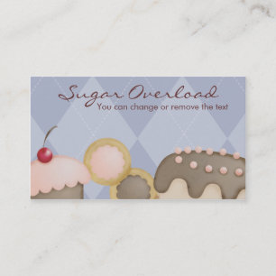 bakery baking cupcake cookies cake business car... card