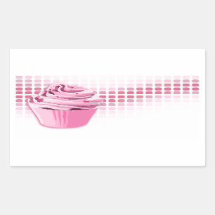 bakery beats rectangular sticker